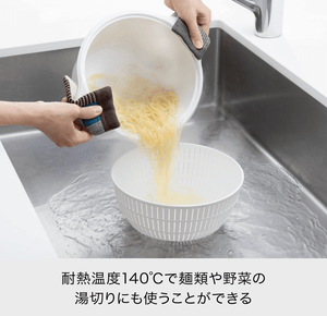 Like - it Rice Washing Colander and Bowl, Gray, like - it LBK - 01