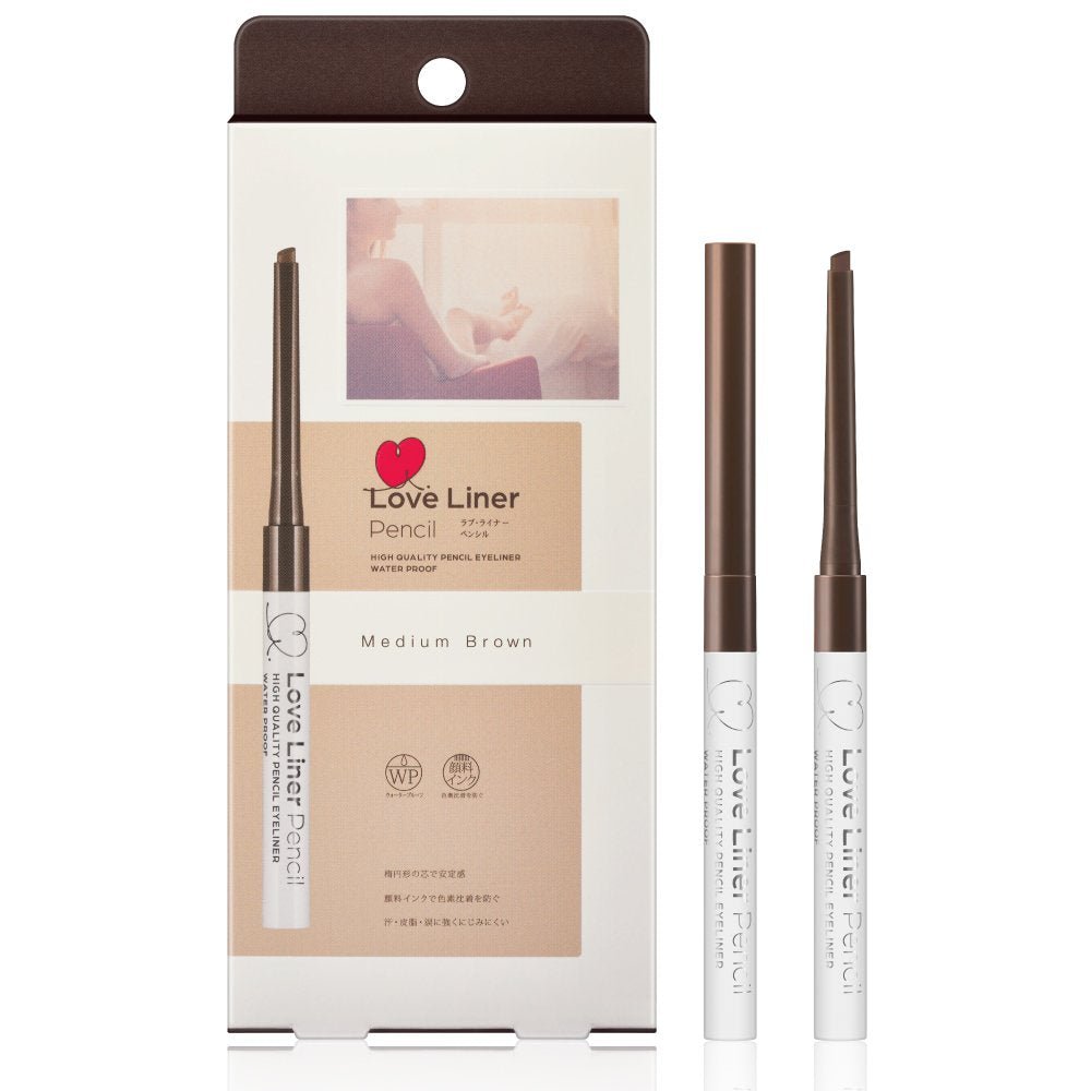 Loveliner Pencil Medium Brown Long - Lasting Waterproof Eyeliner