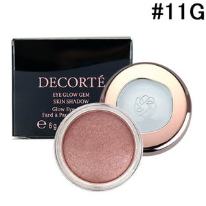 Cosme Decorte Eye Glow Gem Dewy Skin Shadow Milk Azuki 11G Eye Shadow 6G in 6g, vibrant Milk Azuki shade, perfect for daily wear