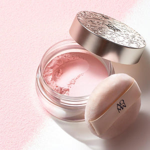 Cosme Decorte Face Powder in 80 Glow Pink 20g, translucent glow, perfect for elegant base setting
