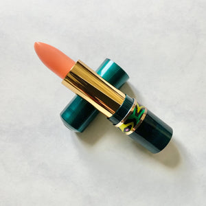 Close-up of Shiseido Siphonet Lipstick 1 3.5g, featuring vibrant pinkish-red shade for long-lasting wear