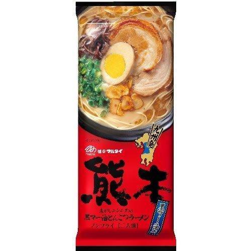 Marutai Kumamoto Ma-Yu Black Garlic Oil Tonkotsu Instant Ramen 3 Packs - YOYO JAPAN