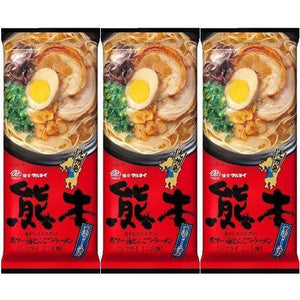 Marutai Kumamoto Ma-Yu Black Garlic Oil Tonkotsu Instant Ramen 3 Packs - YOYO JAPAN