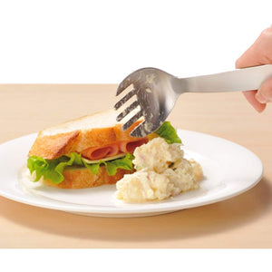 18cm Uchicook Stainless Steel Mashing Fork offering easy mashing support for home cooks.