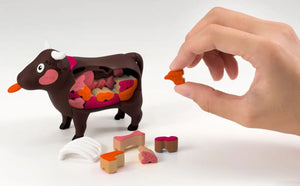Megahouse Cow Kaitai Puzzle Series Place To Buy Self - Assembly In Japan