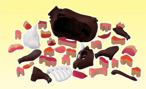 Megahouse Cow Kaitai Puzzle Series Place To Buy Self - Assembly In Japan