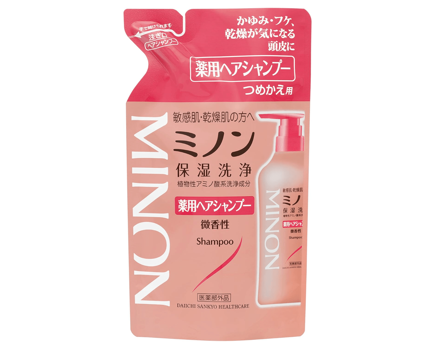 Minon Medicated Hair Shampoo Refill (380 ml)