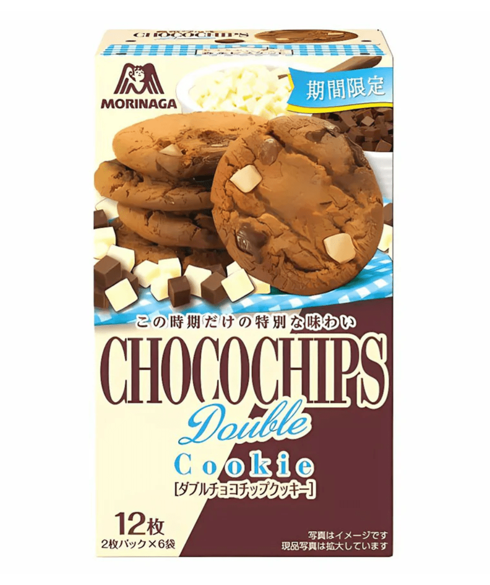 Morinaga Double Chocolate Chip Cookies (5 pcs)