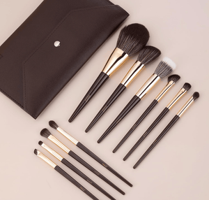 MSQ Makeup Brushes Set of 10 with Makeup Pouch