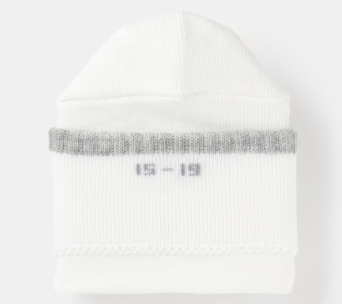 Muji Kids' short socks with right angles (patterned, set of 3, size 15 - 19cm)