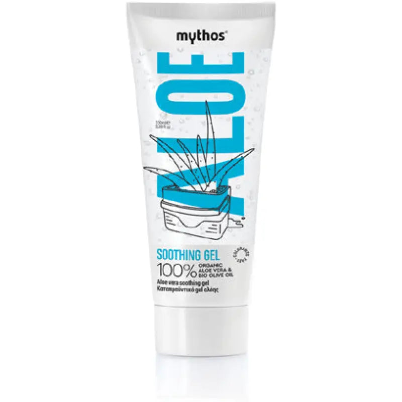 Mythos Soothing Gel Aloe 100ml - 100% Organic Vera & Bio Olive Oil From Japan Skincare