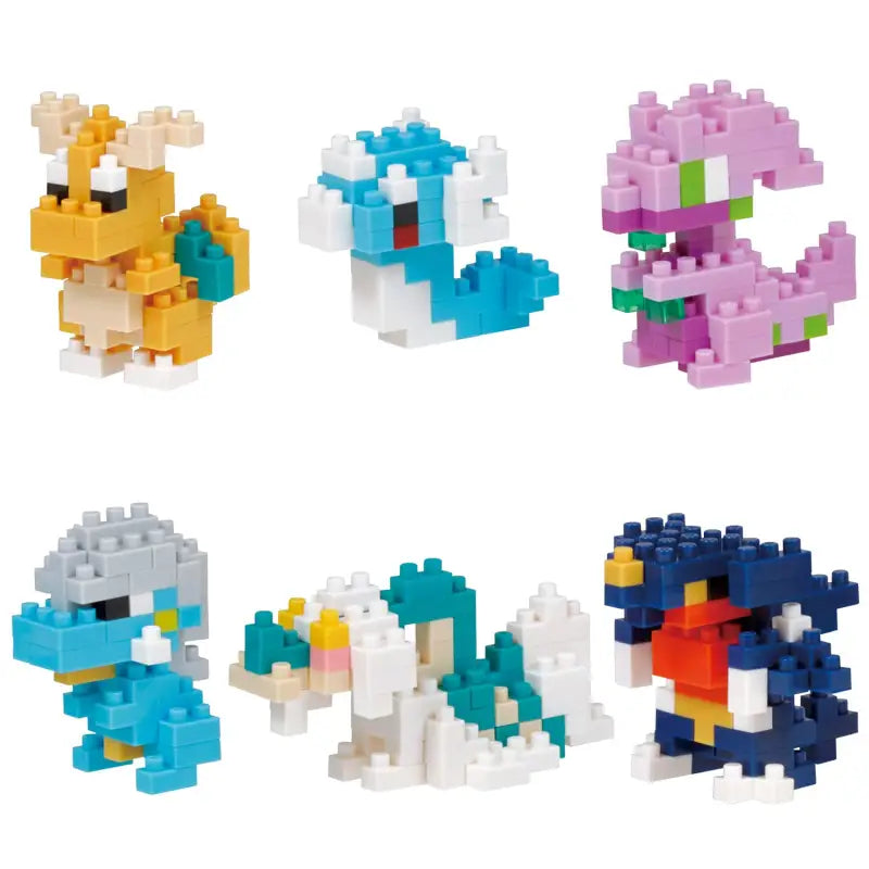 Nano Block Mini Pokemon Dragon Type (Box) Nbmc_25S Box Product 1 = 6 Pieces Types In All