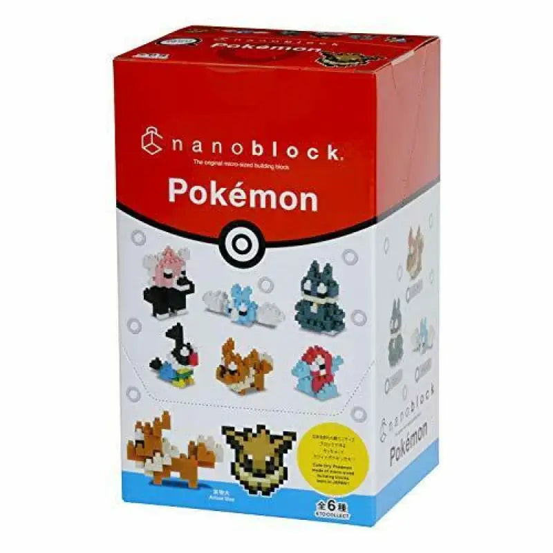 Nanoblock Nbmc_14s Mini Nano Pokemon Type: Normal 6pcs Complete Box - Block