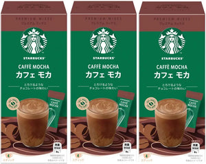 Nestle Japan Starbucks Premium Mixes Caffe Mocha 4 Sticks - Coffee Food and Beverages