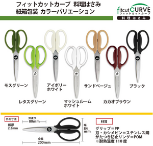 Plus Kitchen Scissors, Disassembly, Paper Box Packaging 35-719 - YOYO JAPAN