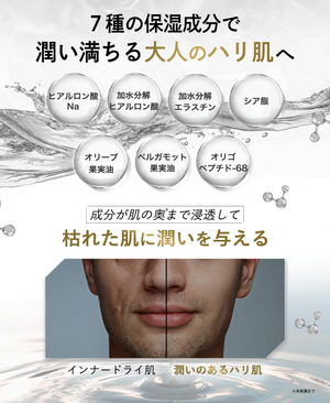 BSTEP Men's All in One Lotion, High Moisturizing for Adult Skin (150ml) - YOYO JAPAN