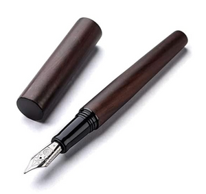 WANCHER World Tree Fountain Pen, Ebony (Bold) - YOYO JAPAN