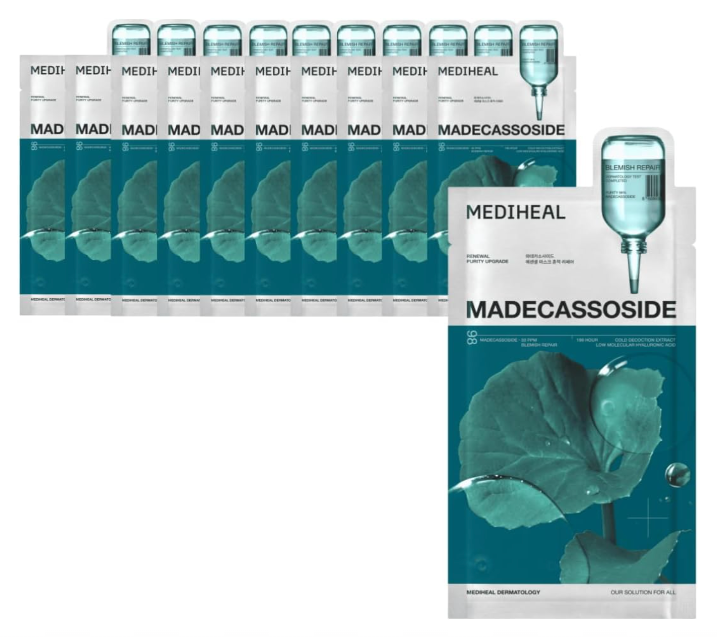 MEDIHEAL OFFICIAL Madecassoside Essential Mask x 10 Pieces - YOYO JAPAN