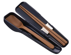 Thermos CPE-001 NVY Spoon & Chopsticks Set, Navy - YOYO JAPAN