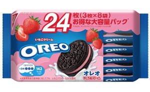 Mondely's Oleo Family Pack, Strawberry Cream, 24 Pieces - YOYO JAPAN