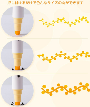 Ohuhu Dot Pens, 15 Colors Set, 0.5mm - YOYO JAPAN