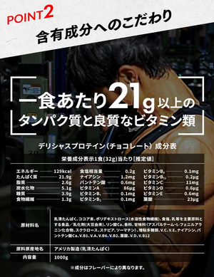 VITAS Whey Protein 100, Chocolate Flavor (1kg) - YOYO JAPAN