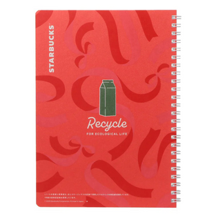 Holiday 2025 Starbucks Campus Ring Notebook Red - YOYO JAPAN