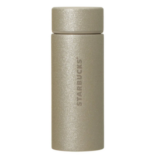 Starbucks 2025 Glitter Champagne Gold Bottle - YOYO JAPAN