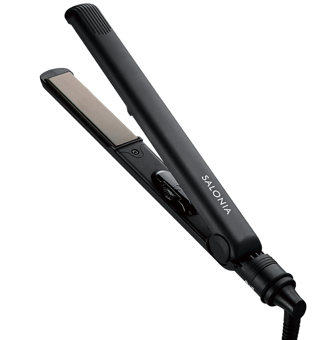 SALONIA SL-004SAB Straightening Iron (24 mm), Black - YOYO JAPAN