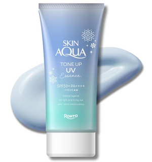 Skin Aqua Tone Up UV Essence Blue (80g) - YOYO JAPAN