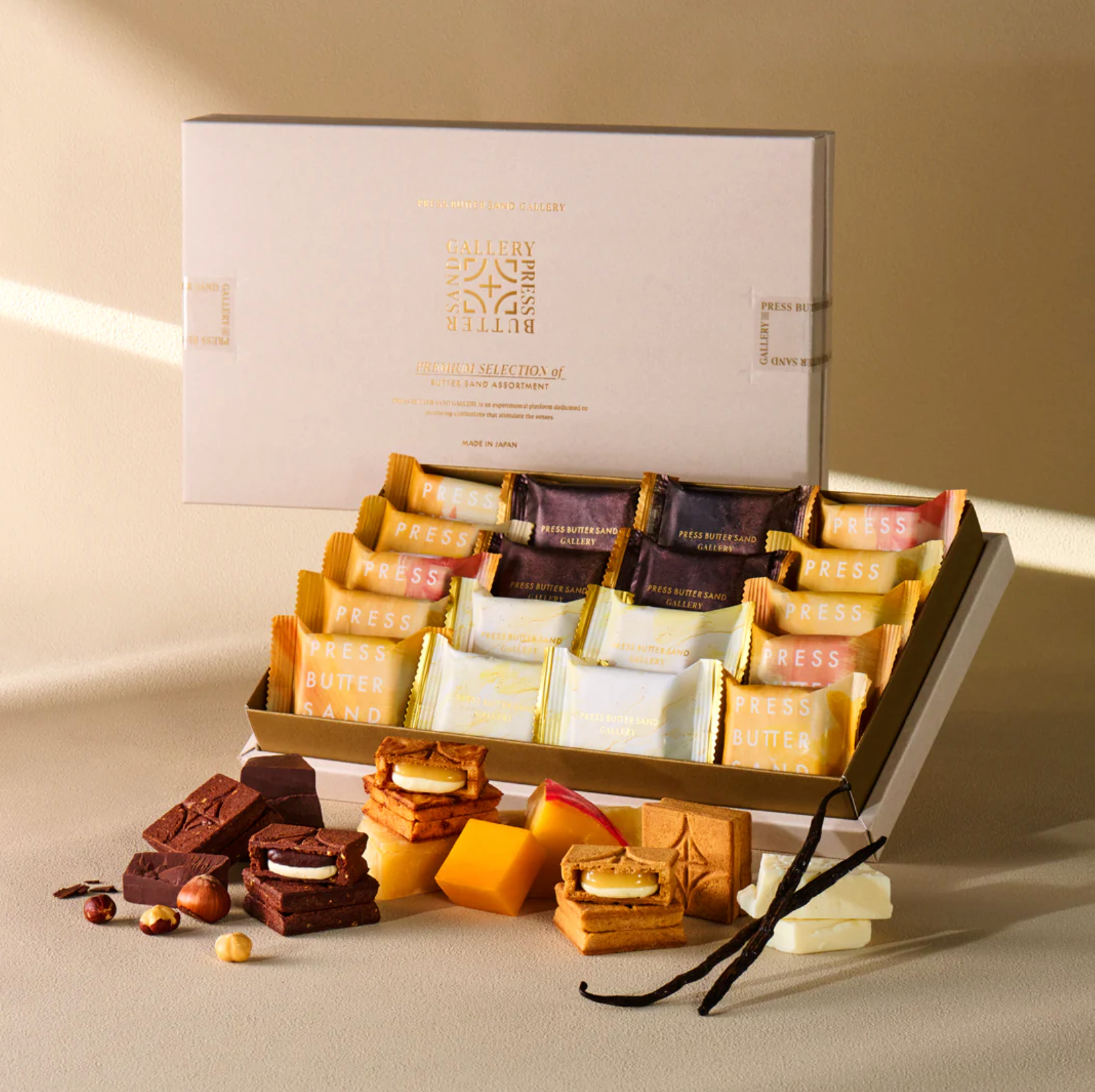 Premium Butter Sandwich 3-Type Assortment (18 pieces)