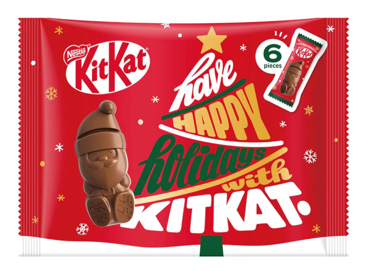 Kit Kat Holiday Santa