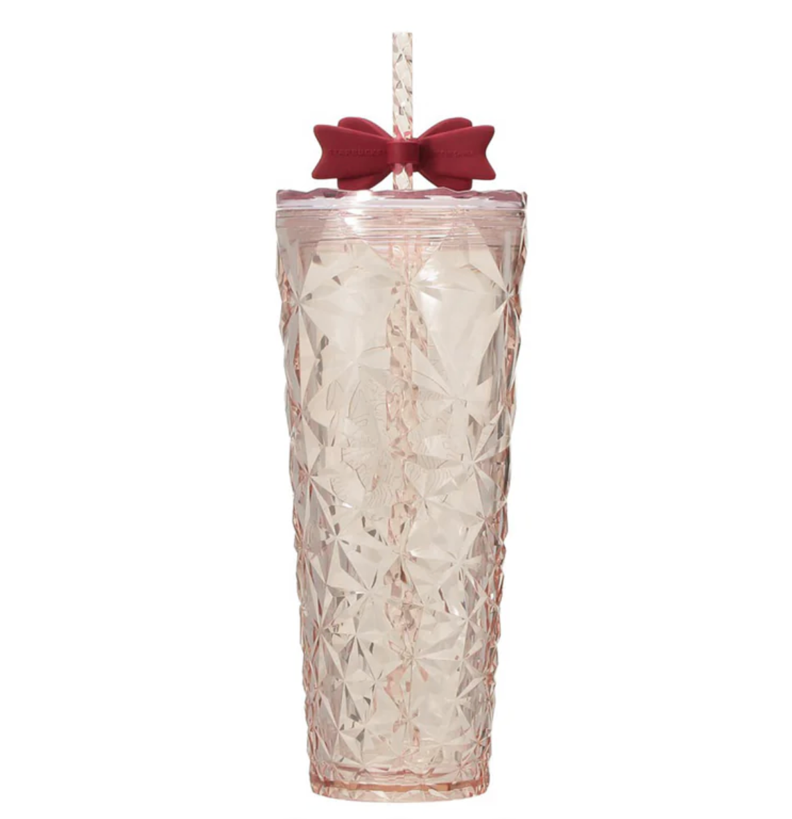 Starbucks Holiday 2025 Cold Cup Tumbler with Ribbon