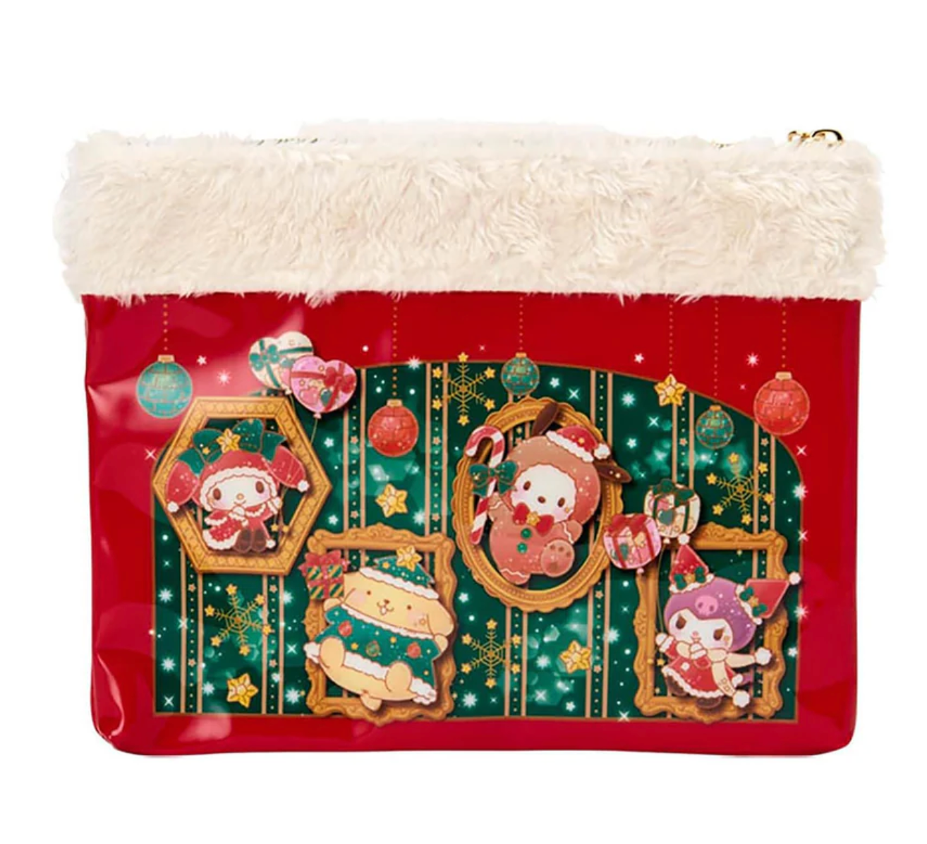Sanrio Flat Pouch Christmas 2025