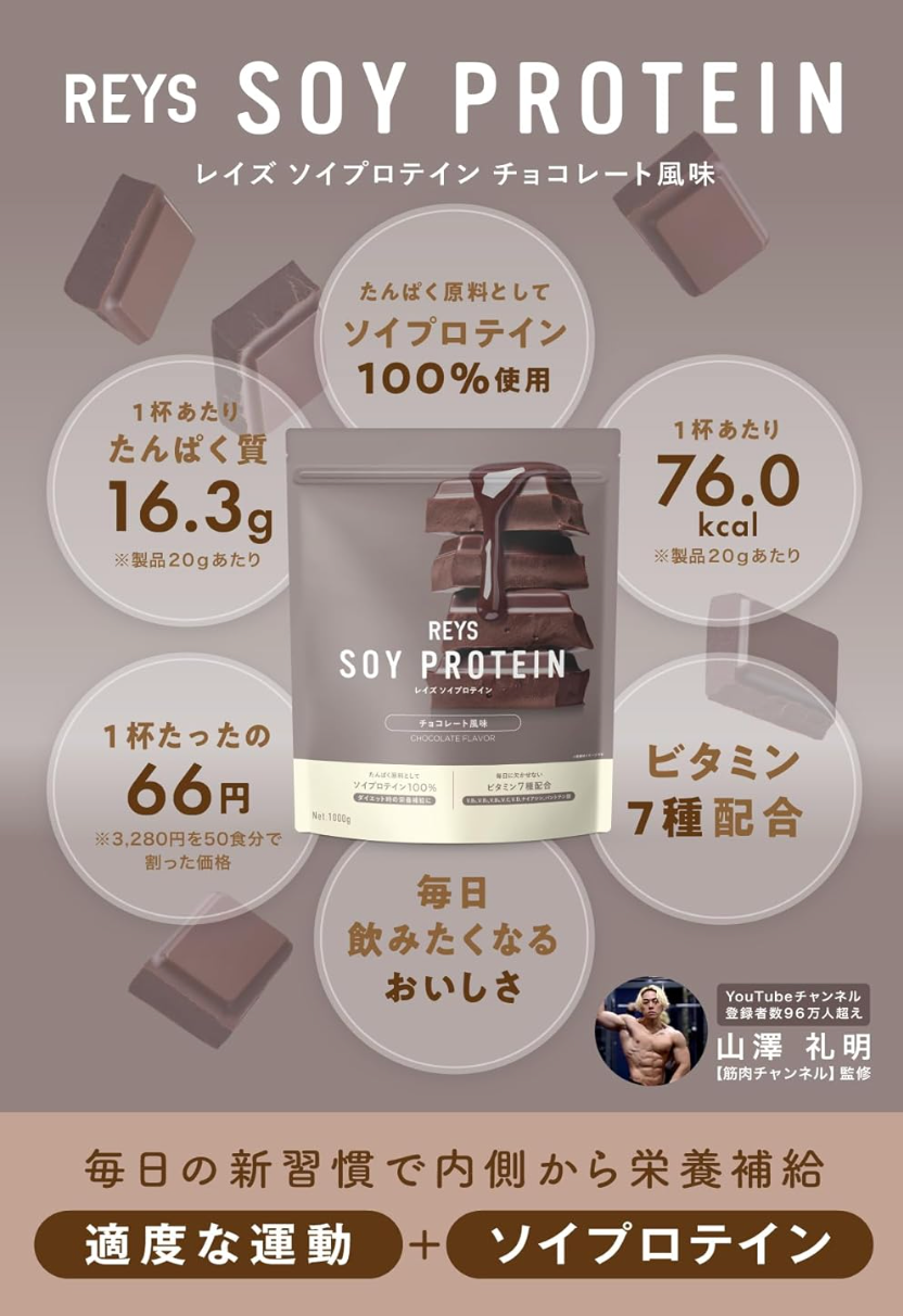 REYS Reise Soy Protein (Chocolate Flavor)