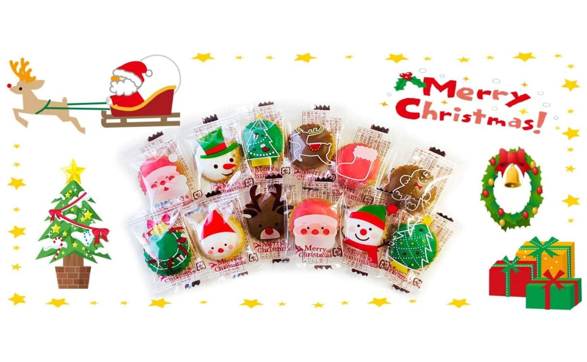 Christmas Treats Yochi Crackers Pack of 100