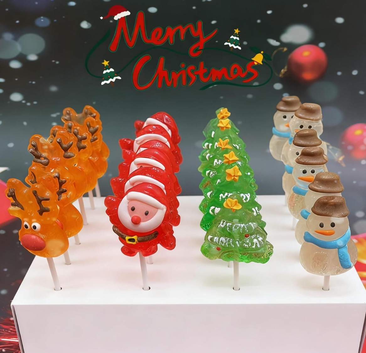 Seikaoen Christmas Candy Assortment (Set of 24))