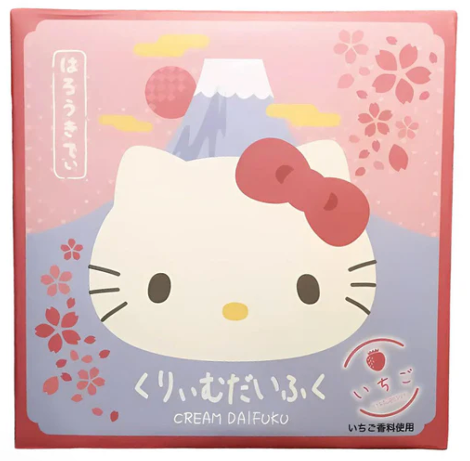 Nagatoya Hello Kitty Cream Daifuku Strawberry