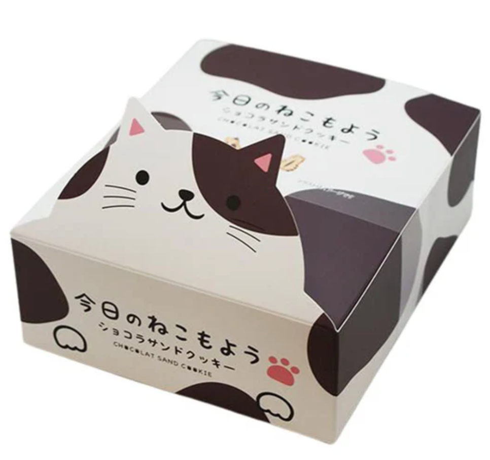 Sandwich Cookies Cat Cookies Chocolate