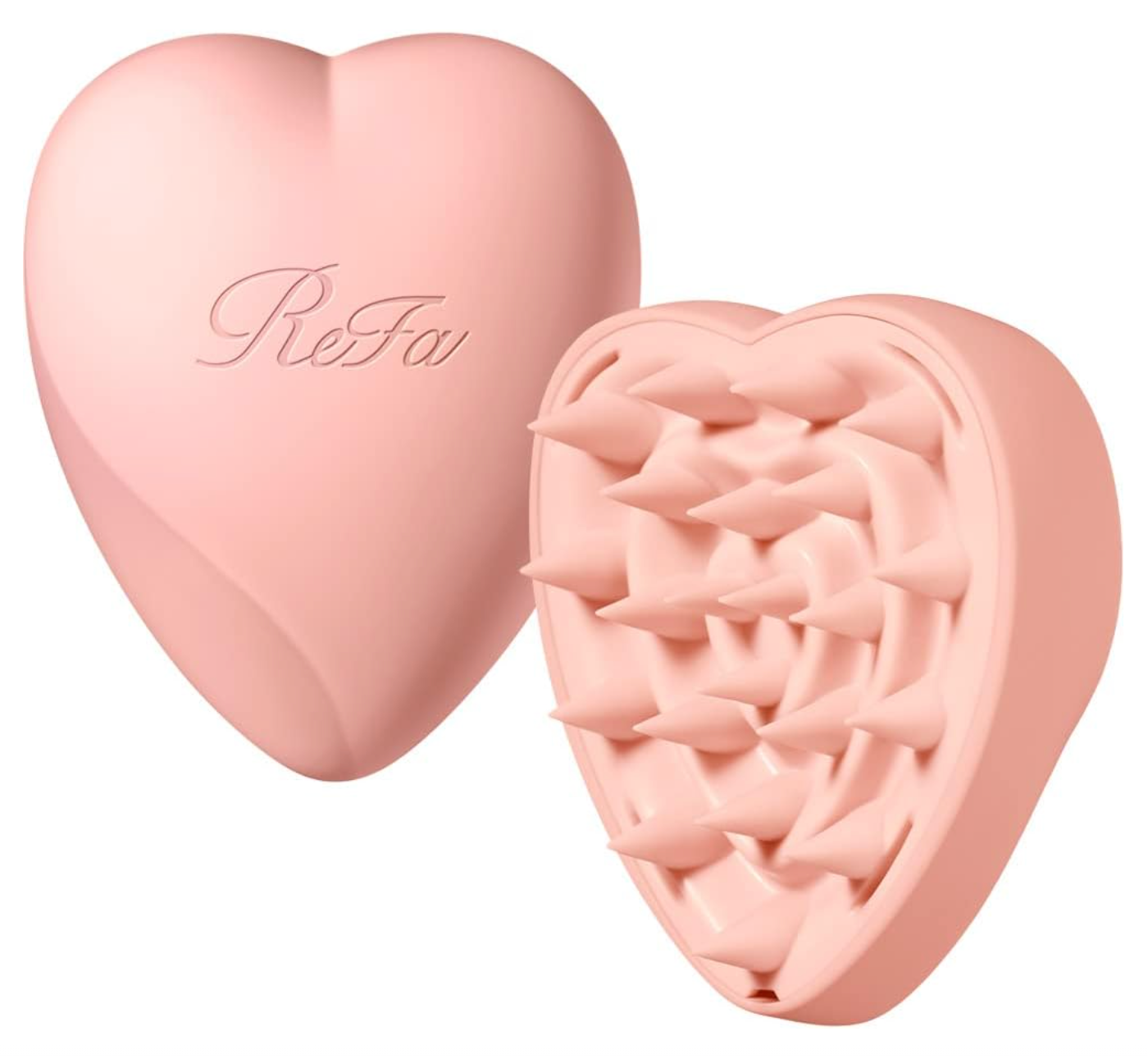 ReFa Heart Brush for Scalp, Matte Rose