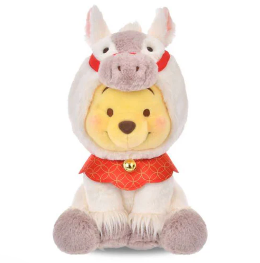 Disney Winnie the Pooh Plush Toy ETO Collection 2026 White M