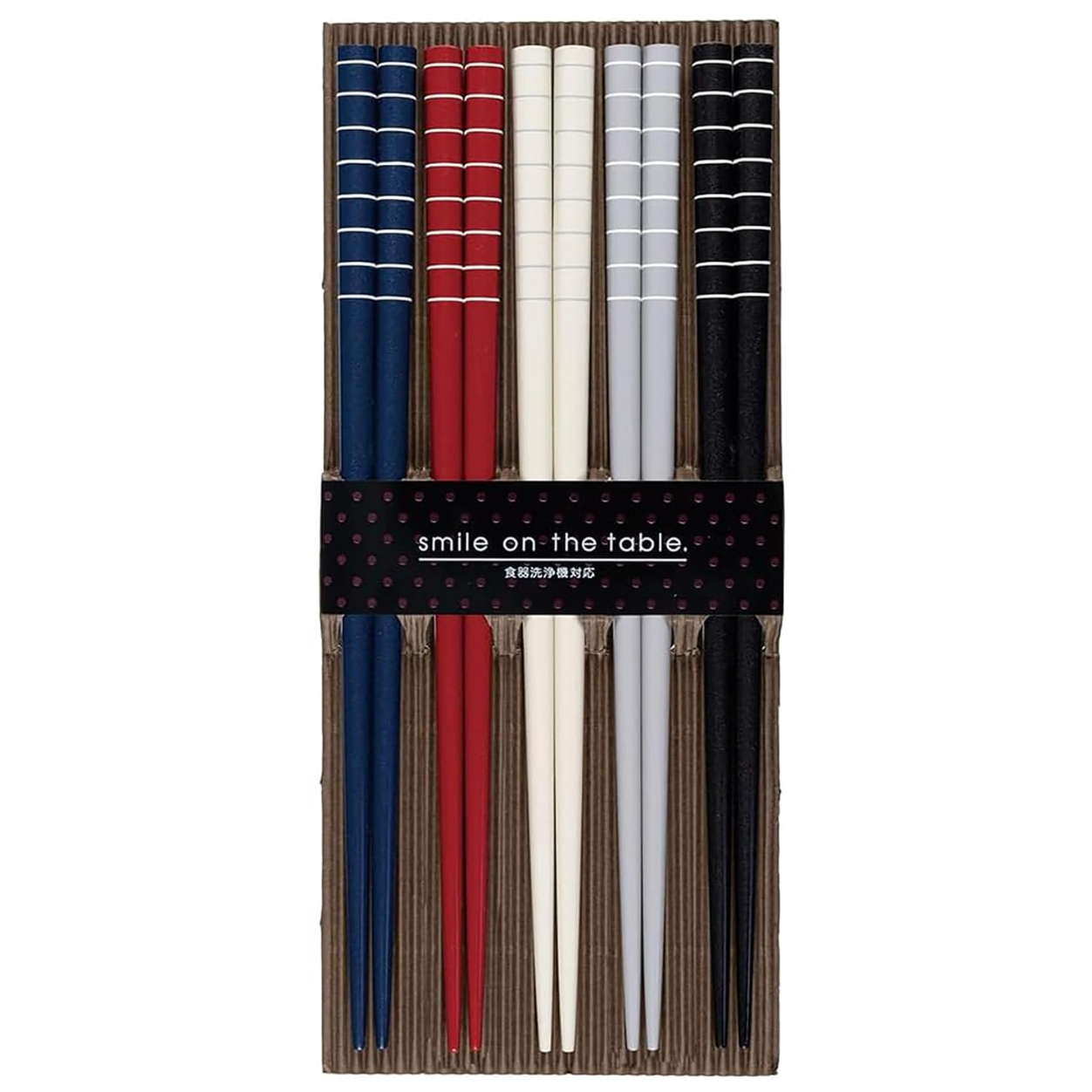 Sunlife Chopsticks for Guests with Border (22.5 cm), Set of 5 Pairs