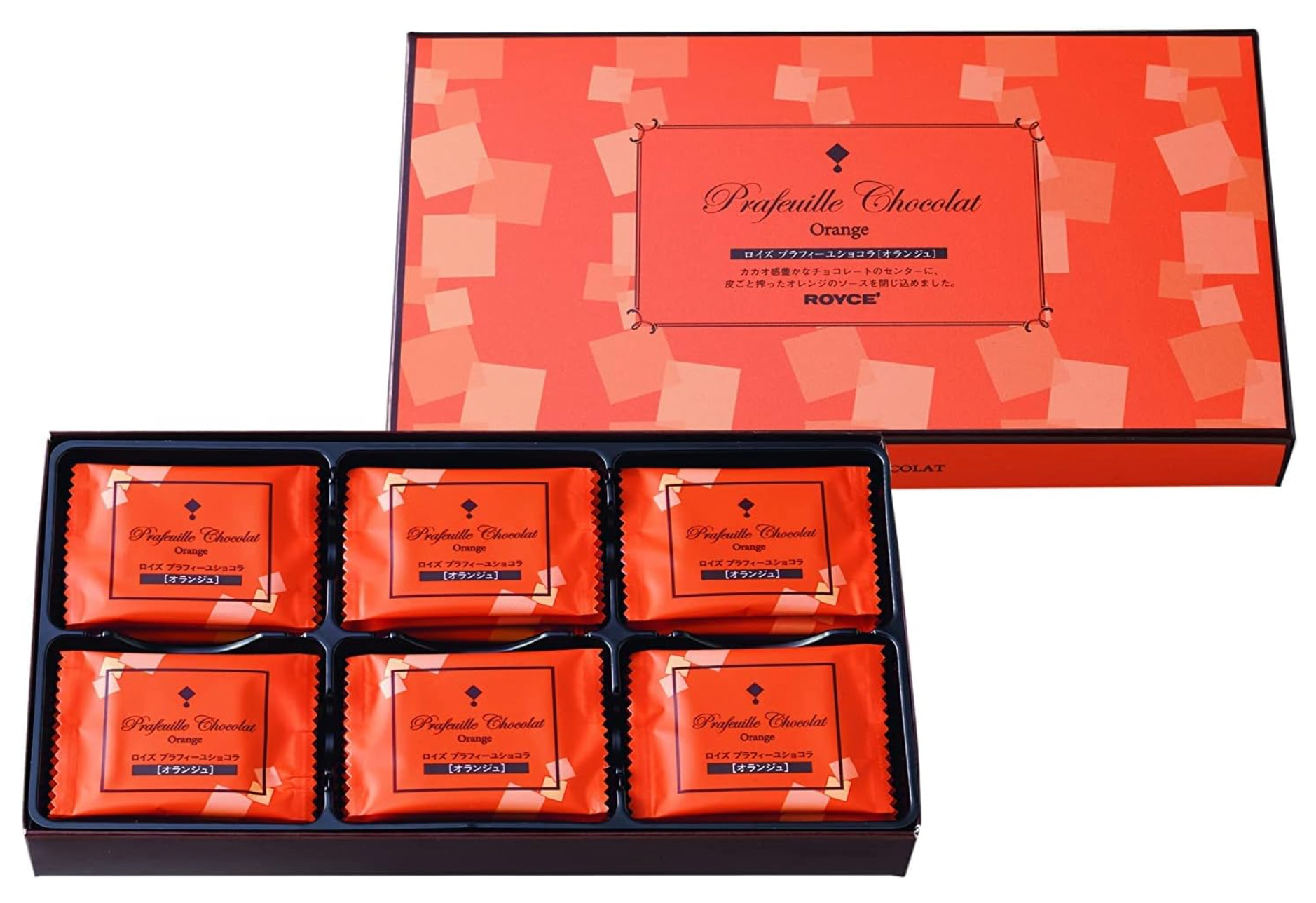 ROYCE' Praffille Chocolate Orange 30 Pieces