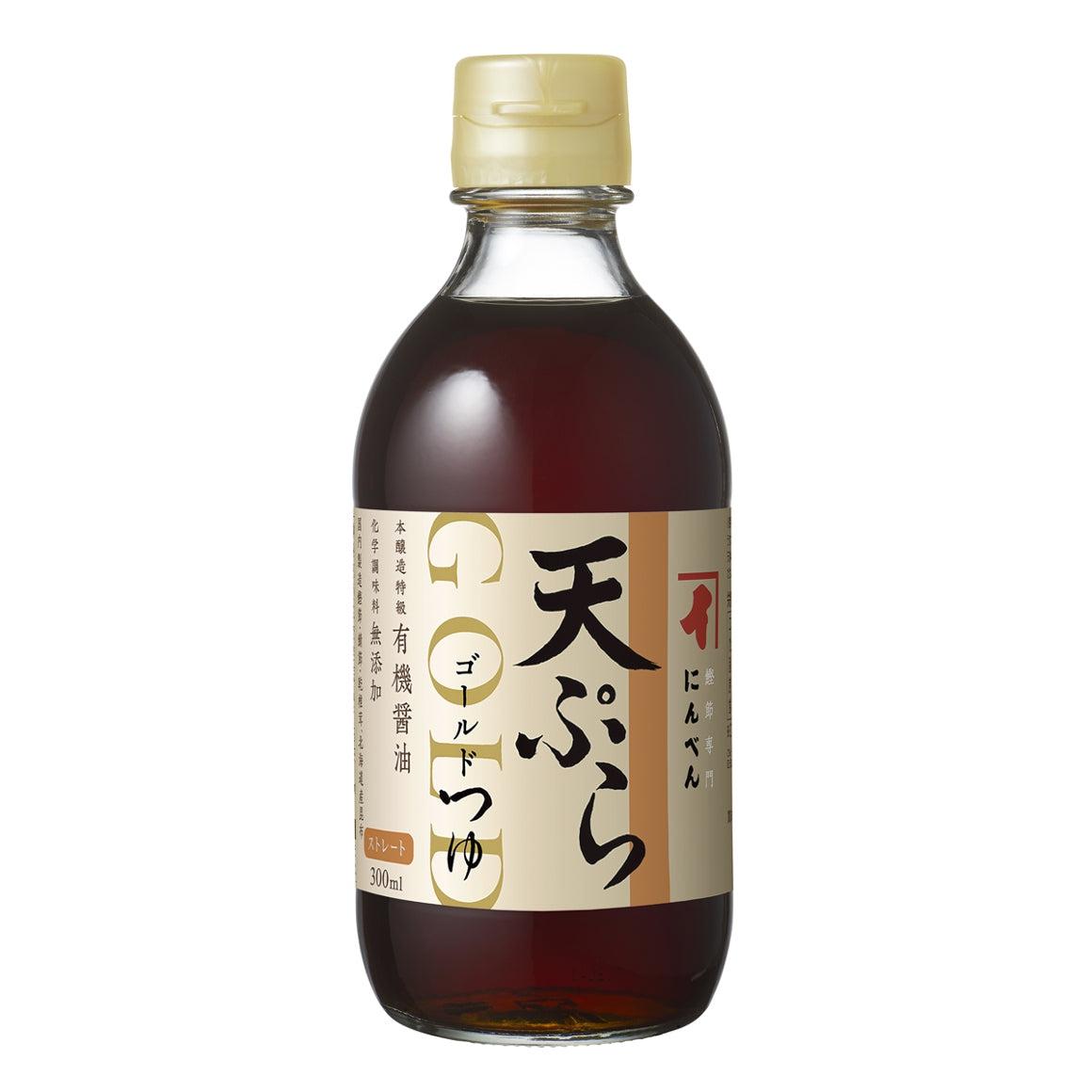 Ninben Gold Tsuyu Natural Tempura Sauce 300ml - YOYO JAPAN