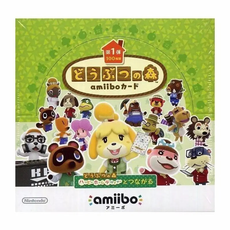 Nintendo Amiibo Animal Crossing Card Vol 1 50 Packs Box Trading Cards Japan