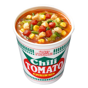Nissin Chili Tomato Cup Noodles 76g - YOYO JAPAN