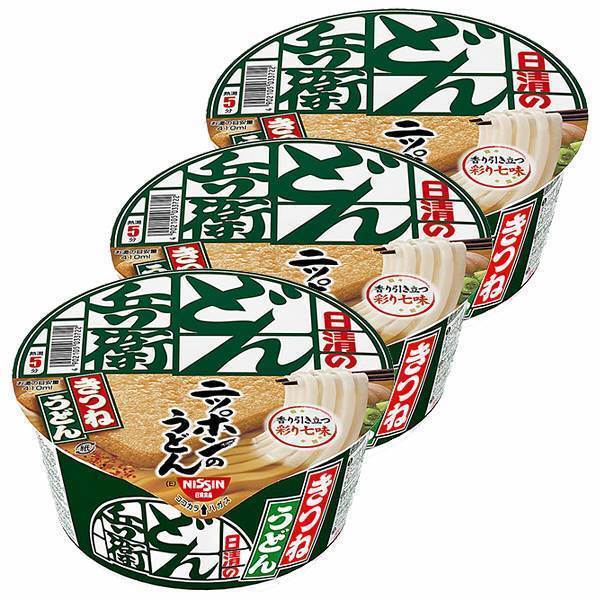 Nissin Donbei Kitsune Udon Instant Noodles (Pack of 3) - YOYO JAPAN