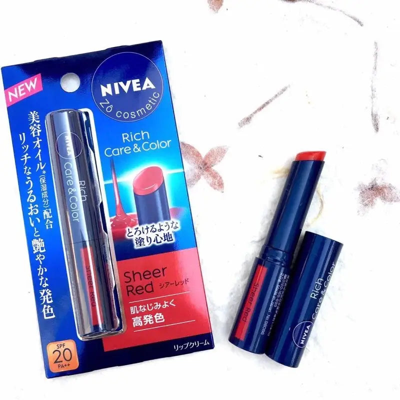 Nivea Rich Care & Color Lip - Sheer Red Skincare