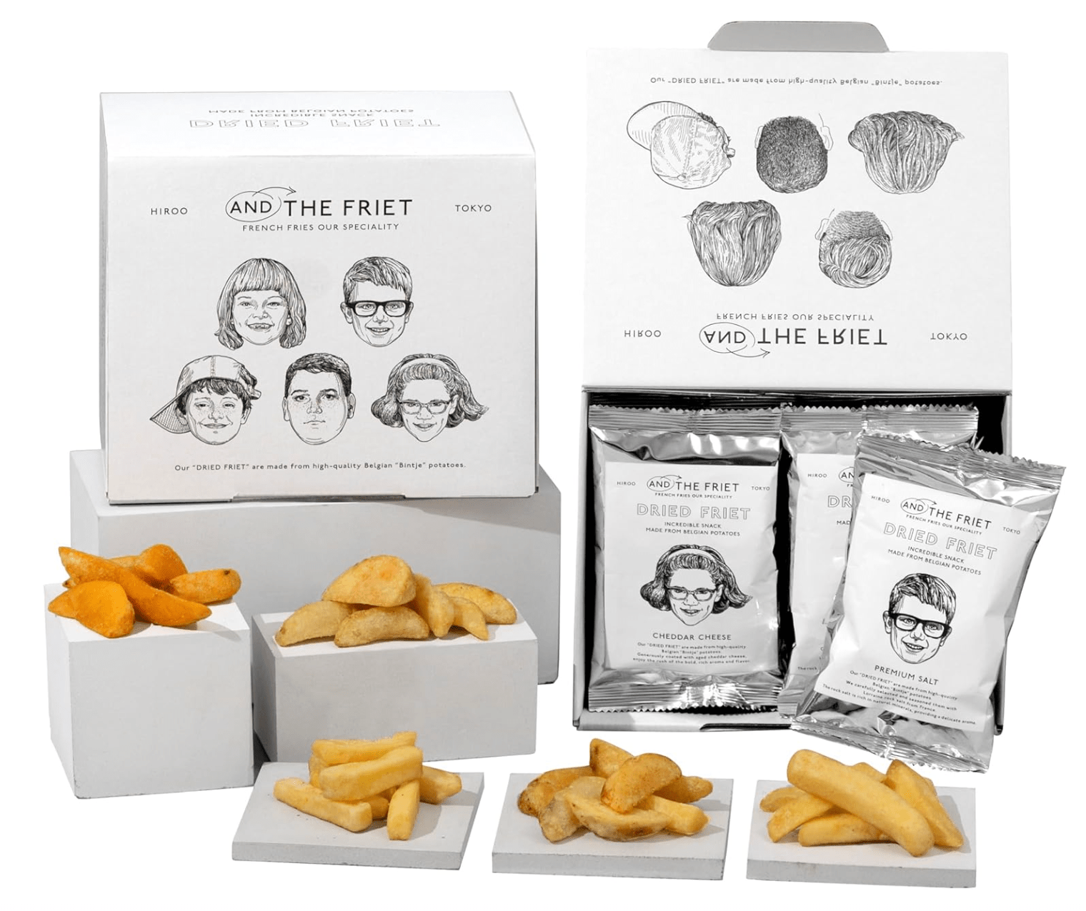 Official: DRIED FRIET (And The Freit), Mini 10 Pieces: Gift Box Mini 10 Packs
