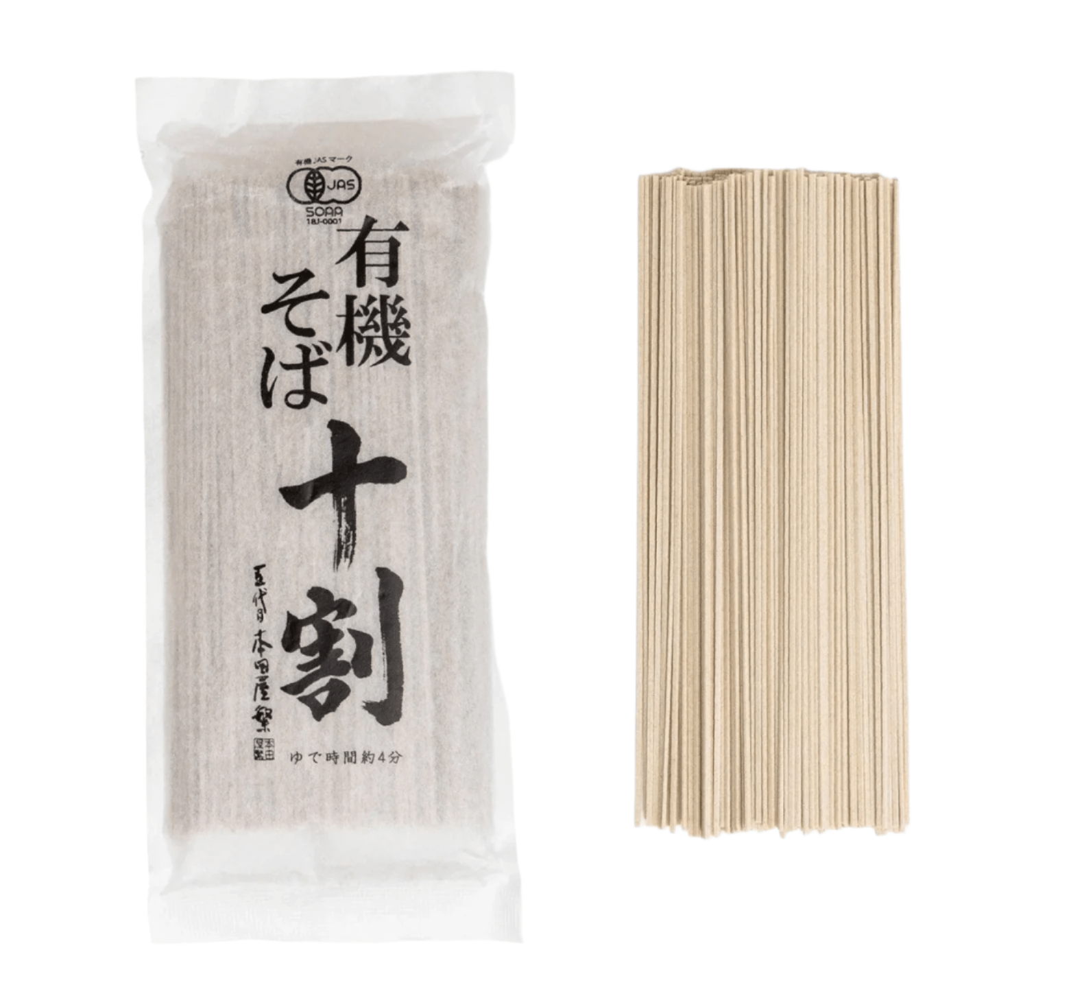 Organic Gluten - Free Noodles Dried Soba Buckwheat Noodles 180g